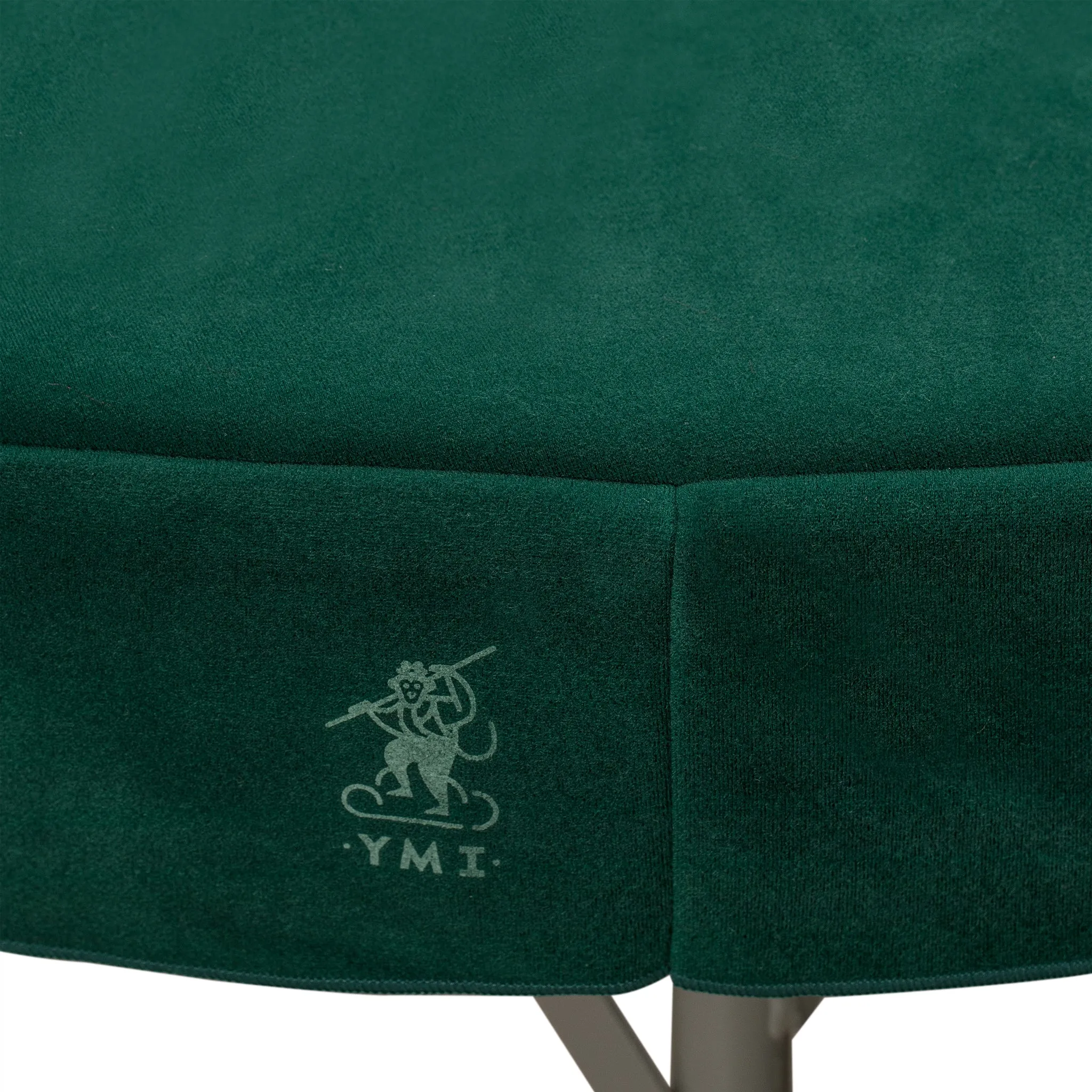 Professional Grade Green Round Table Cover for Poker, Card Games, Mahjong, Board Games, Tile Games, and Dominoes - 49"