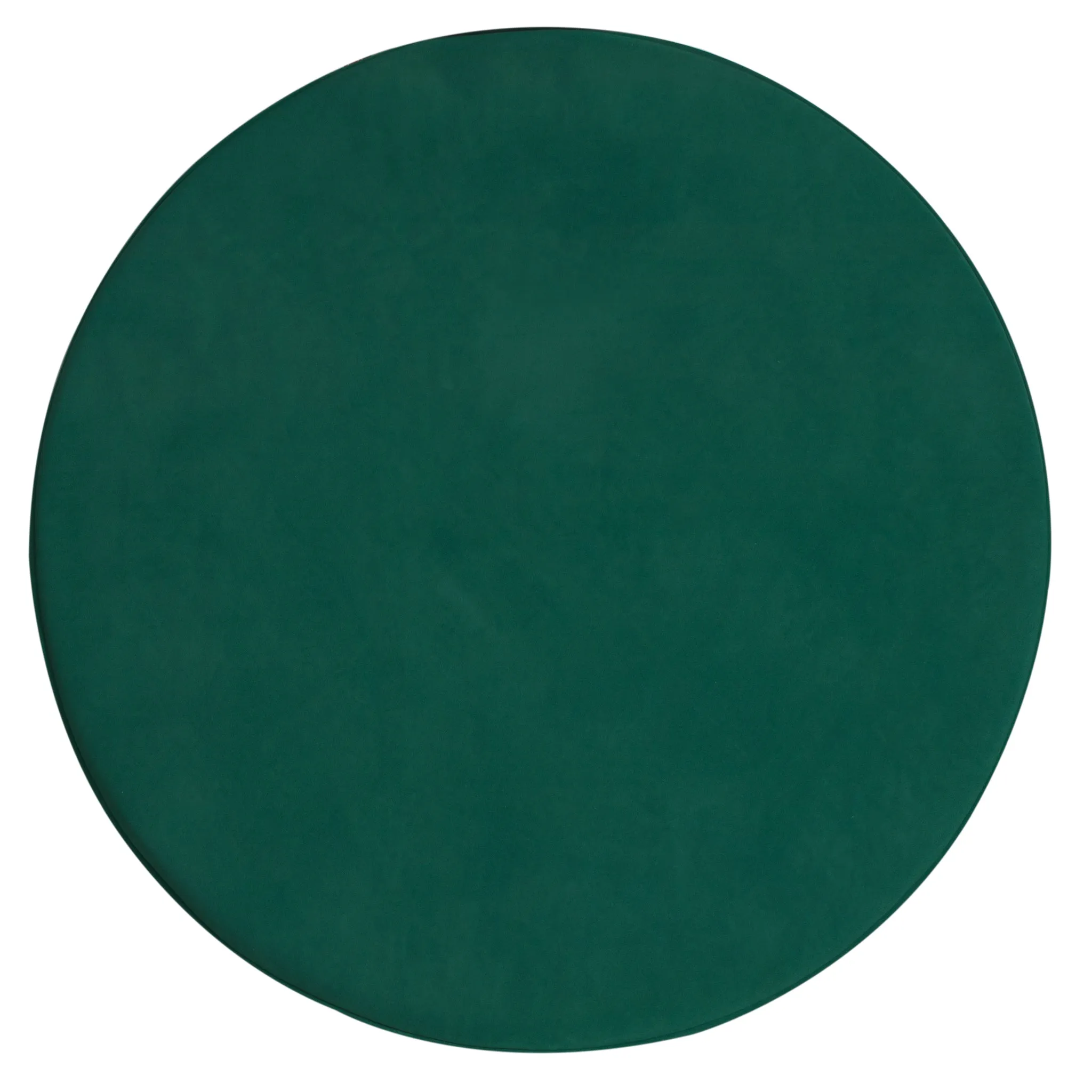 Professional Grade Green Round Table Cover for Poker, Card Games, Mahjong, Board Games, Tile Games, and Dominoes - 49"