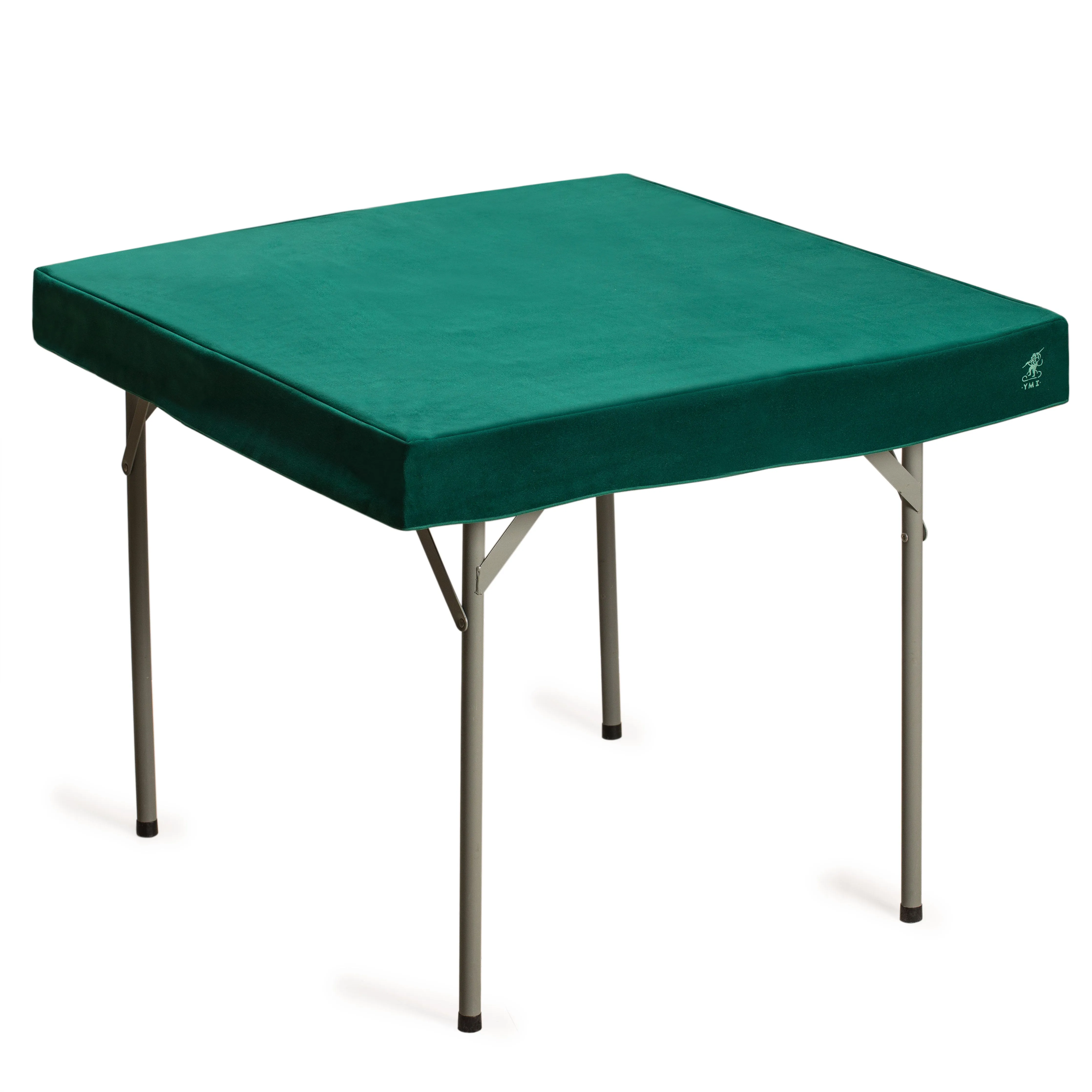 Professional Grade Green Square Table Cover for Card Games, Mahjong, Board Games, Domino Games, and More - 36"