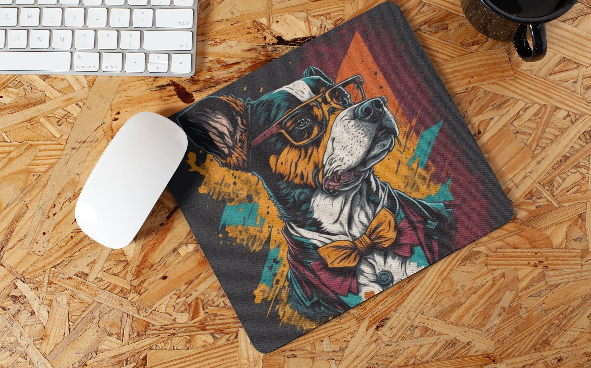 "Artistic Dog" Mouse Pads