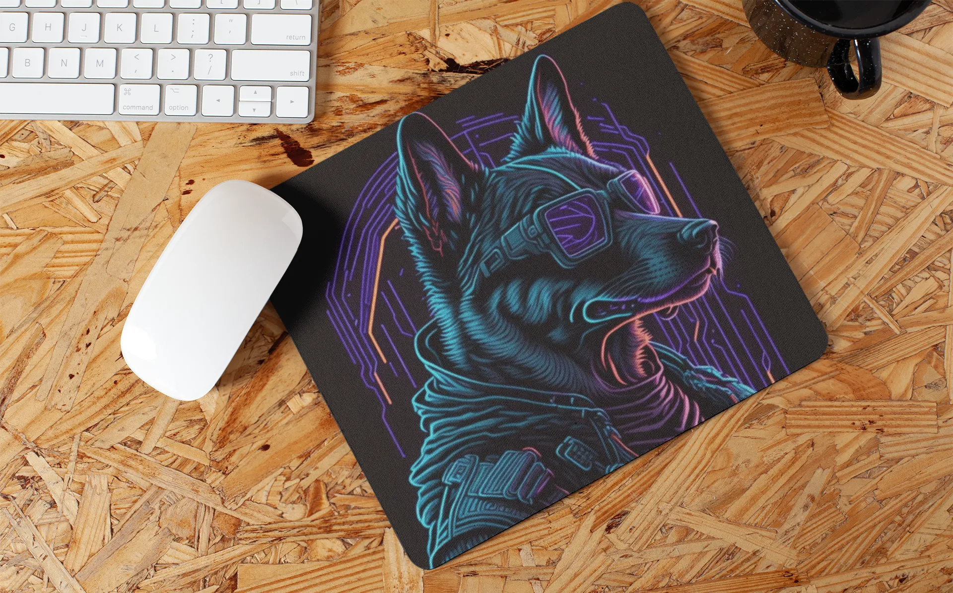 "Artistic Dog" Mouse Pads