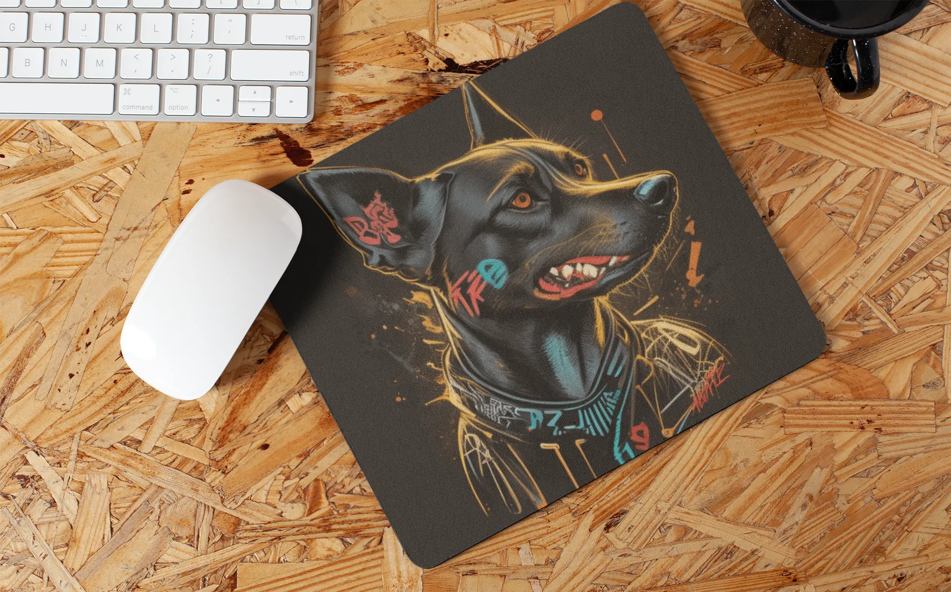 "Artistic Dog" Mouse Pads