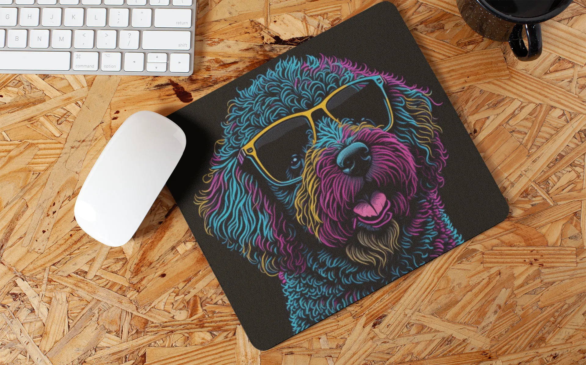 "Artistic Dog" Mouse Pads