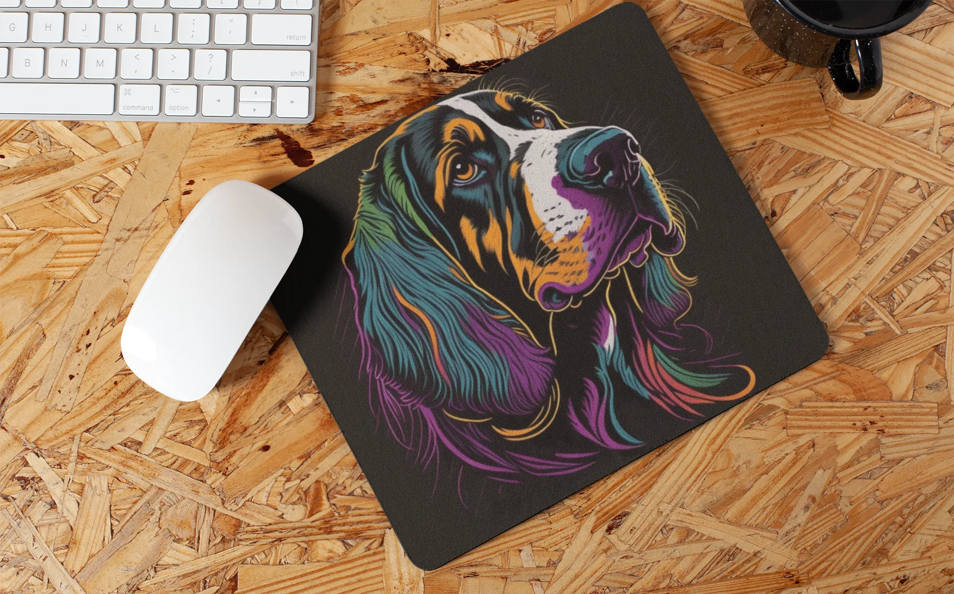 "Artistic Dog" Mouse Pads