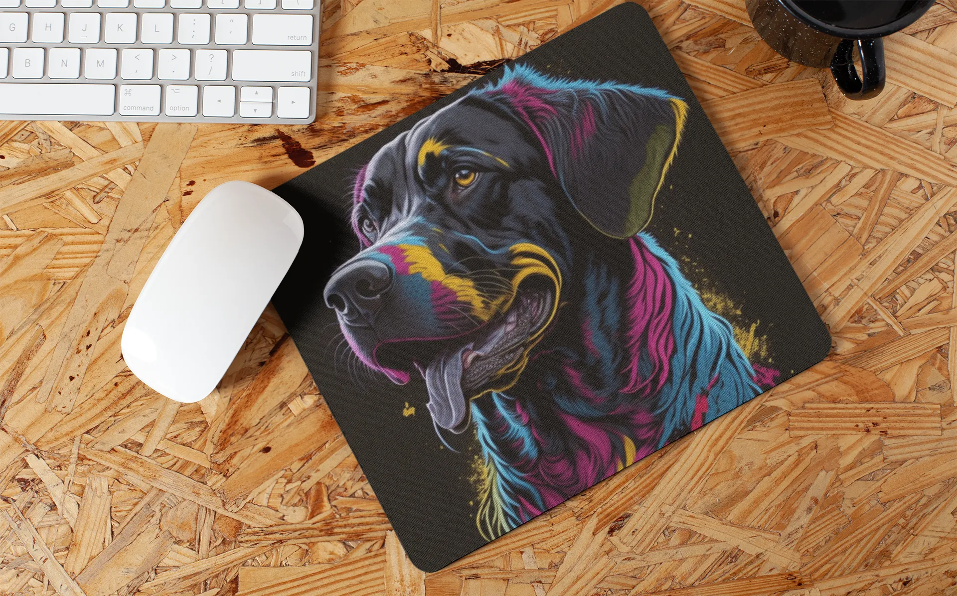 "Artistic Dog" Mouse Pads