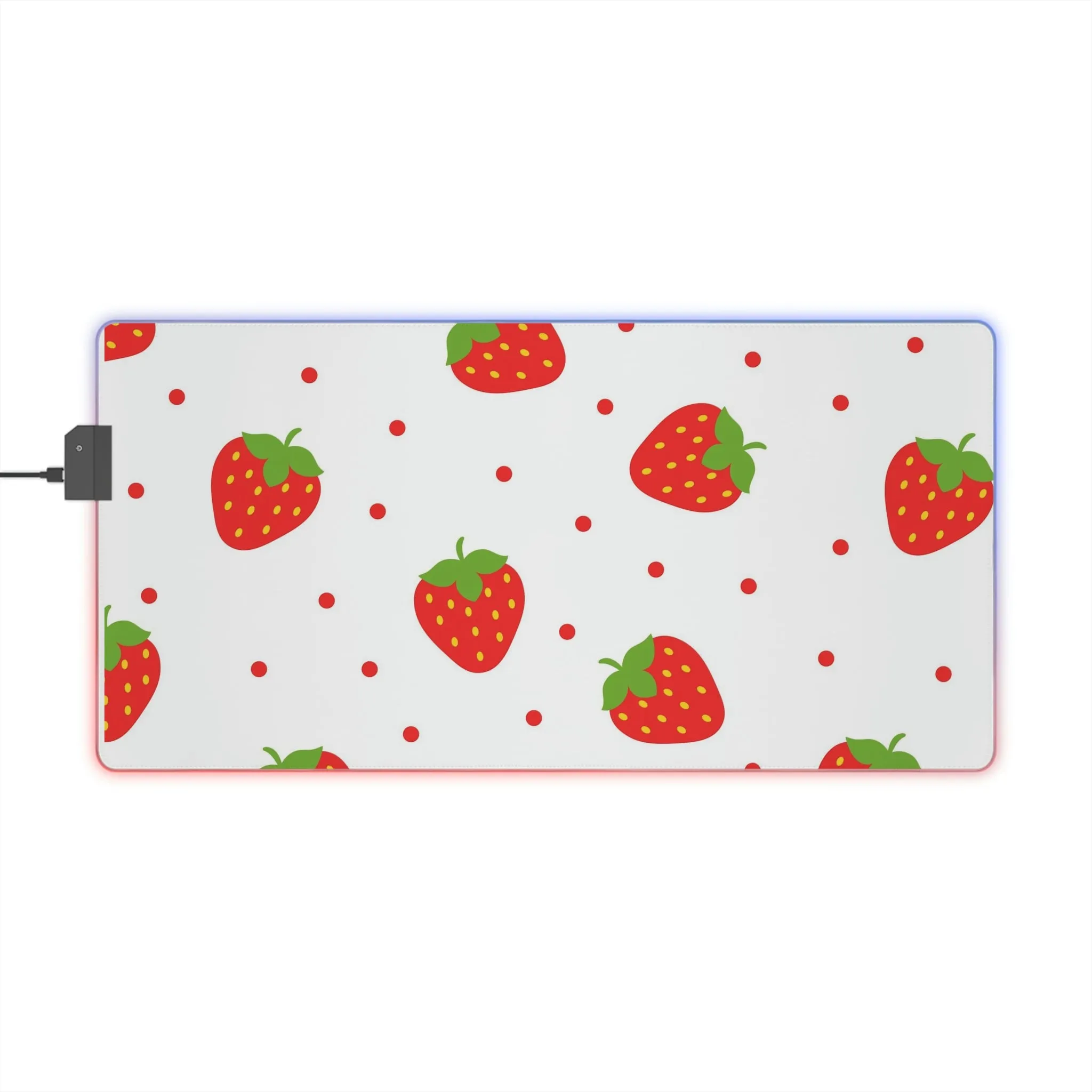 "Sweet Strawberries" XXL LED Gaming Mouse Pad