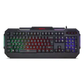 Rainbow Backlit Gaming Keyboard 4-fn   Multimedia Key and Windows Lock USB 2.0