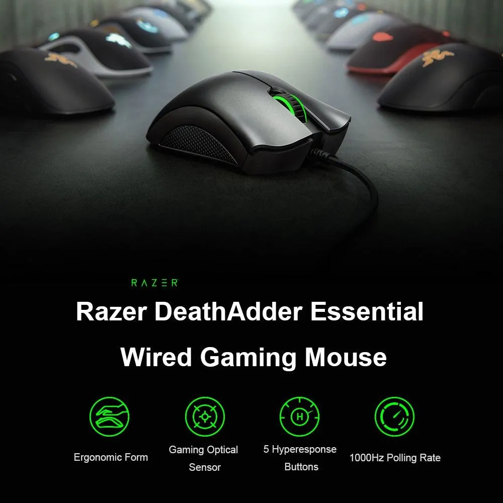 Razer Deathadder Essential Wired Gaming Mouse