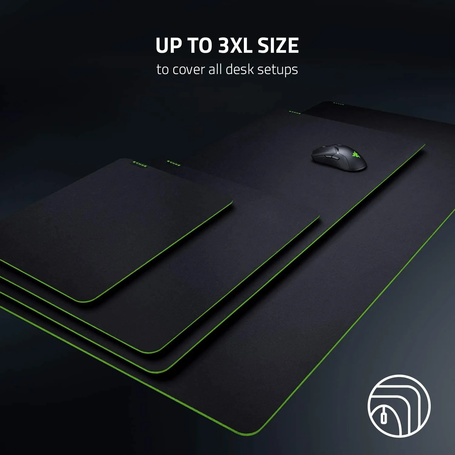 Razer Gigantus V2 3XL Gaming Mouse Pad, Non-Slip Rubber, Micro-Weave CLoth, 3XL Mouse Mat, Black