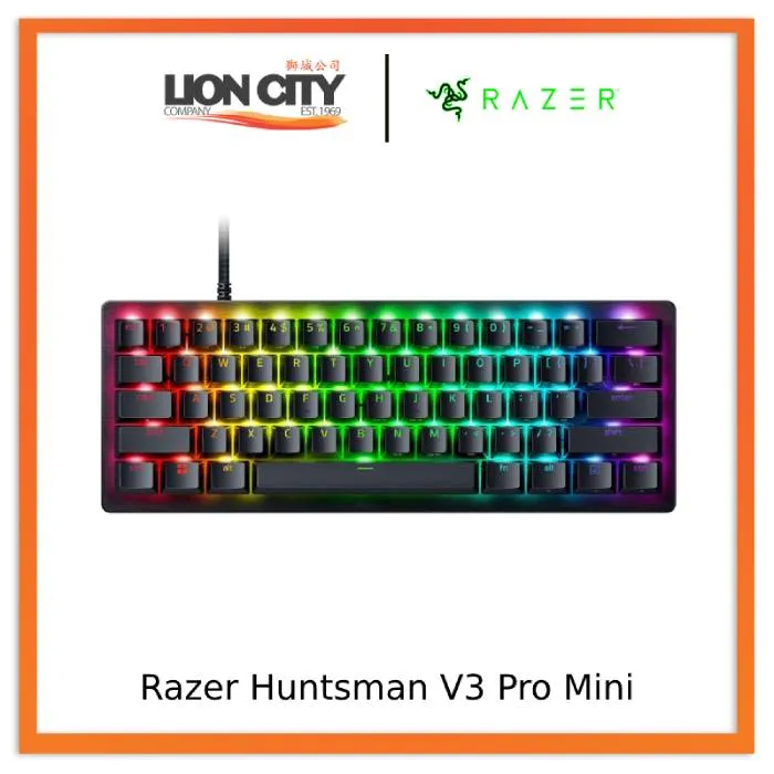 Razer Huntsman V3 Pro Mini 60% Esports Gaming Keyboard