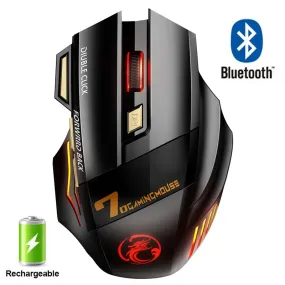 Rechargeable Wireless Mouse Bluetooth Gamer Gaming Mouse For Laptop PC