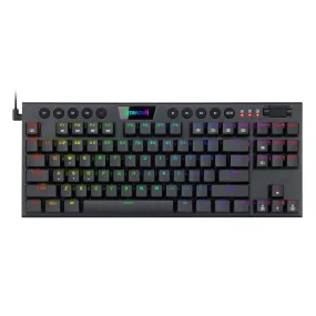 Redragon Horus 84Key Rgb Red Switch Low Profile Gaming Mechanical Keyboard - Black