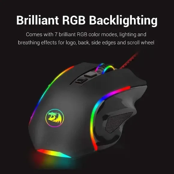 REDRAGON M607-KS GRIFFIN ELITE RGB WIRELESS GAMING MOUSE