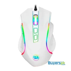 Redragon M607w Griffin 7200 Dpi Rgb Gaming Mouse – White