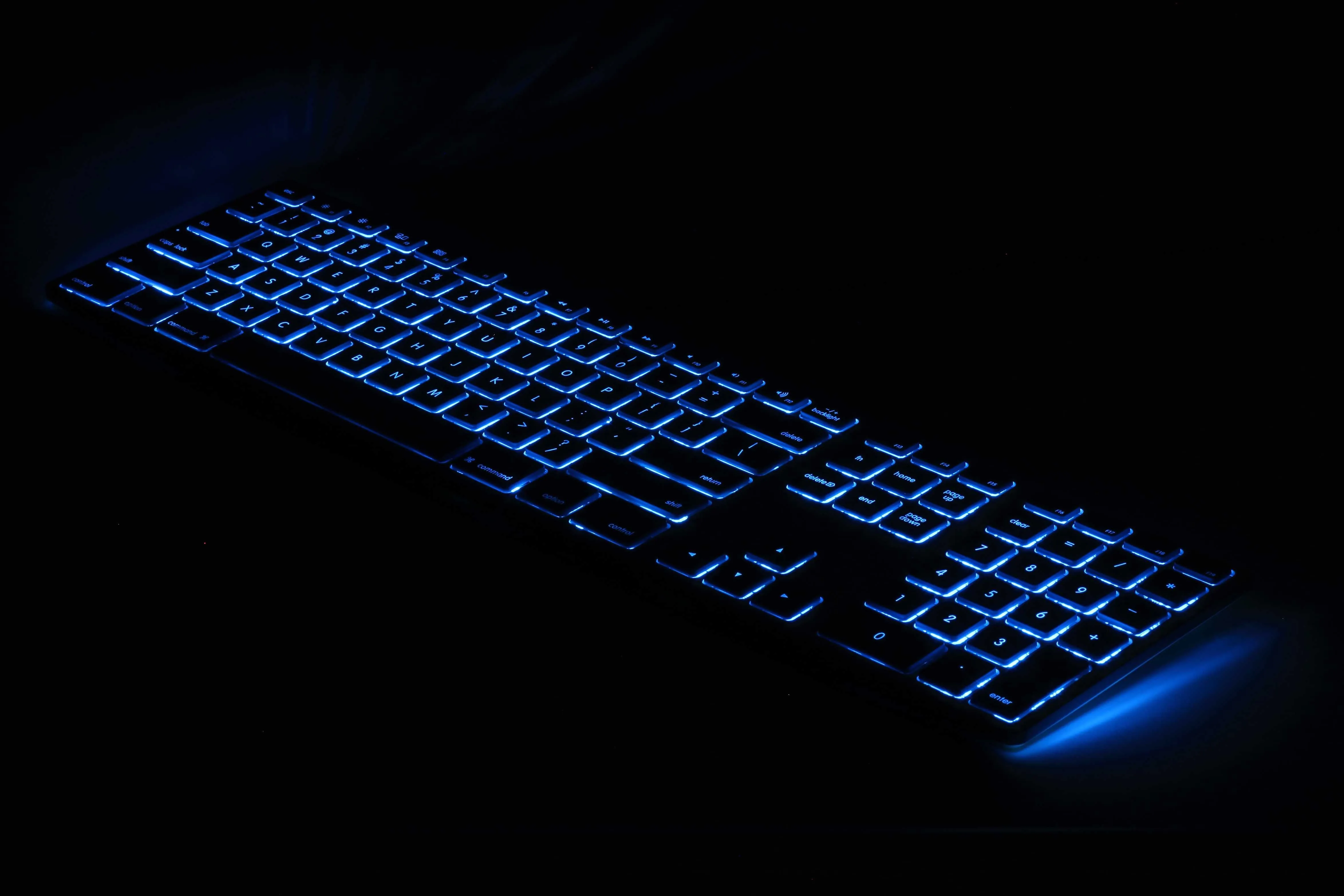 RGB Backlit Wired Aluminum Keyboard for Mac - Silver