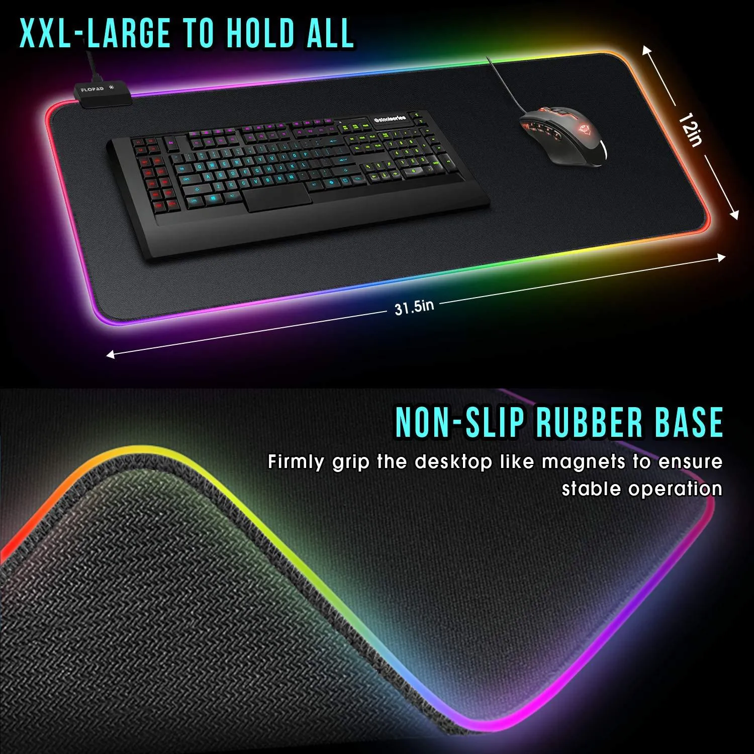 RGB LED Gaming Mouse Pad