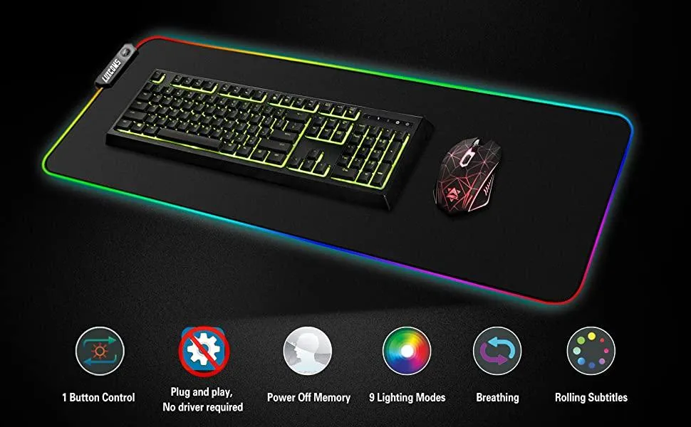 RGB LED Gaming Mouse Pad