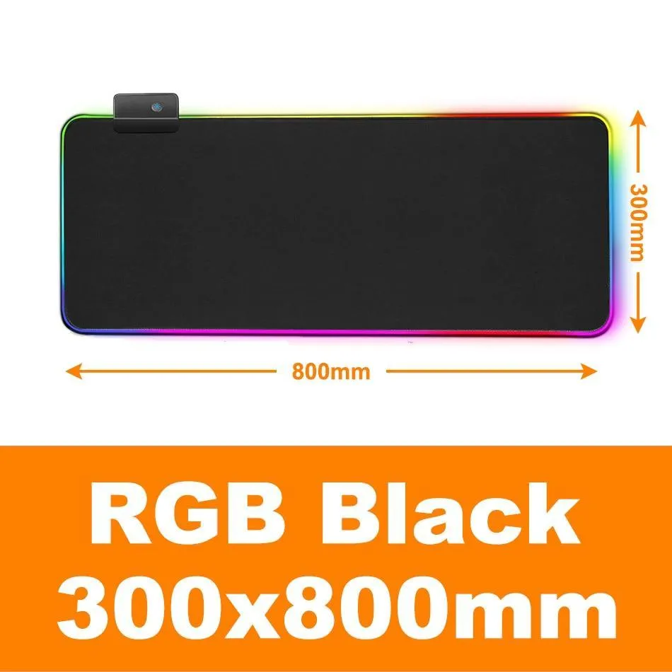 RGB LED Large Spacious Mousemat: Ideal for gaming or design work