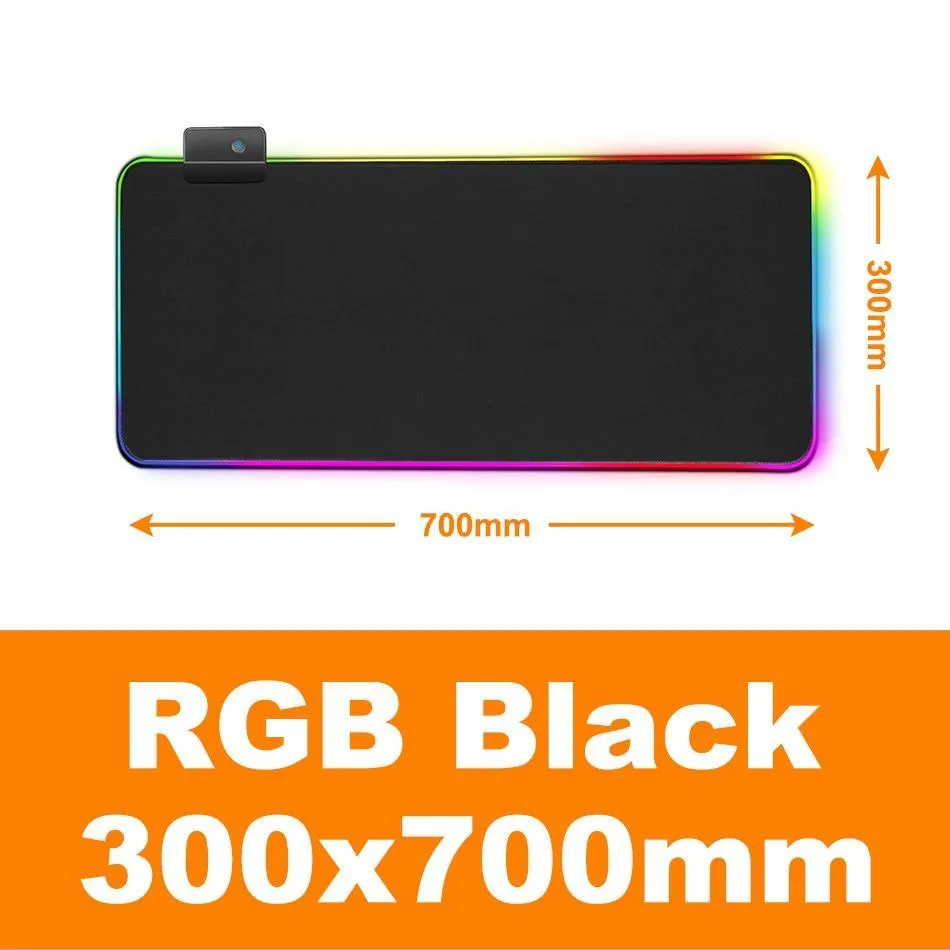 RGB LED Large Spacious Mousemat: Ideal for gaming or design work