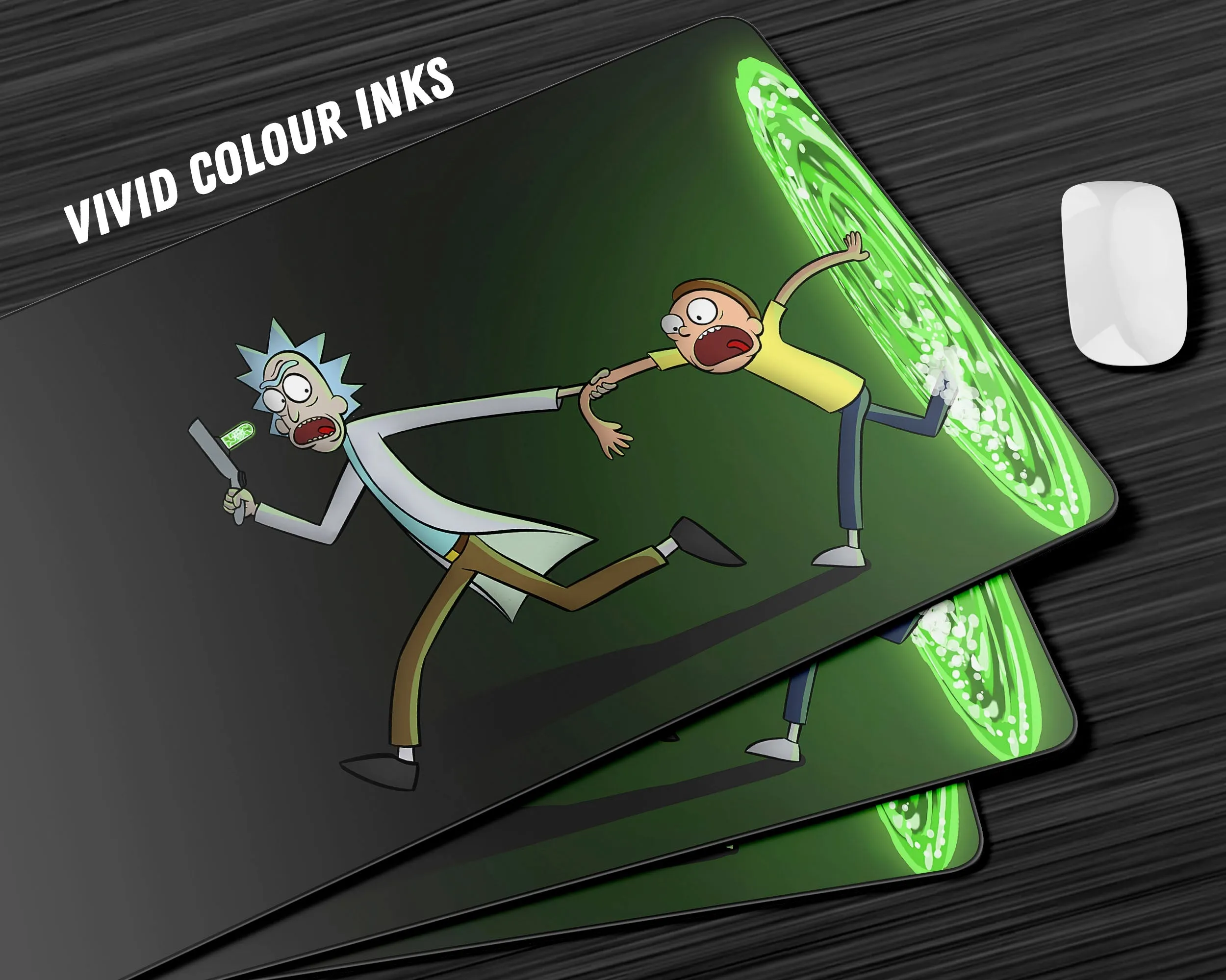 Rick and Morty Portal Escape Gaming Mouse Pad