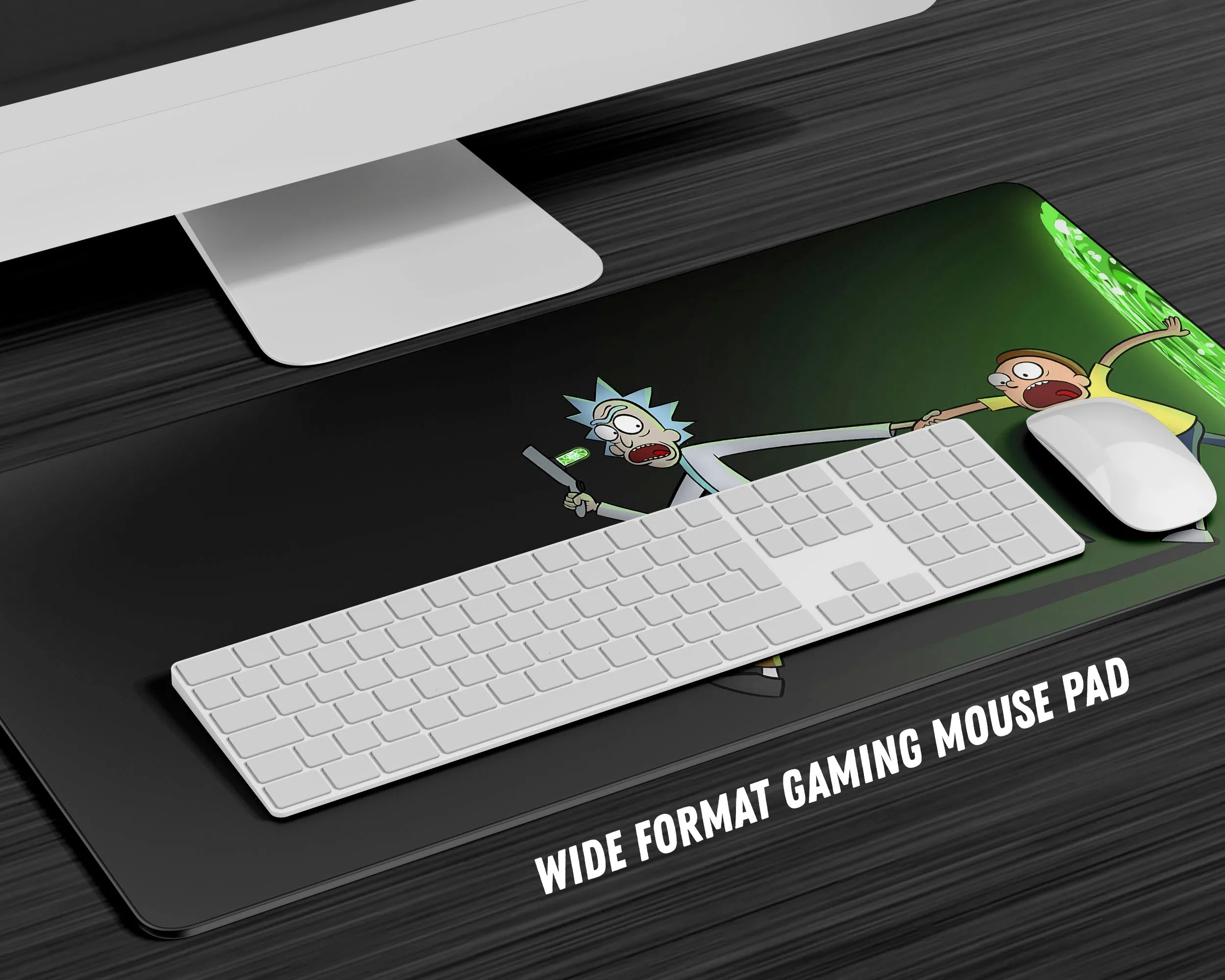 Rick and Morty Portal Escape Gaming Mouse Pad