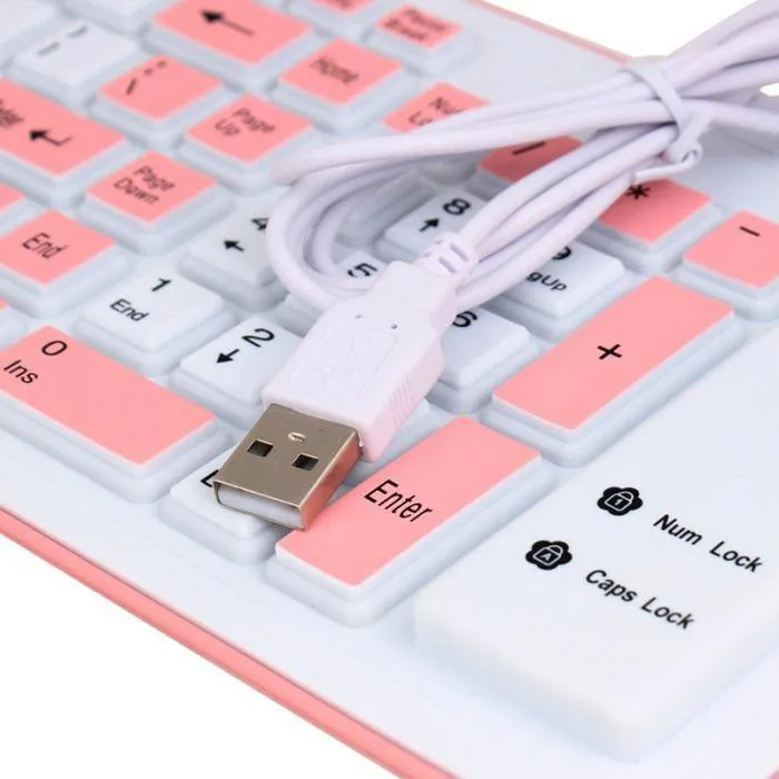 Roll Up Wired Keyboard