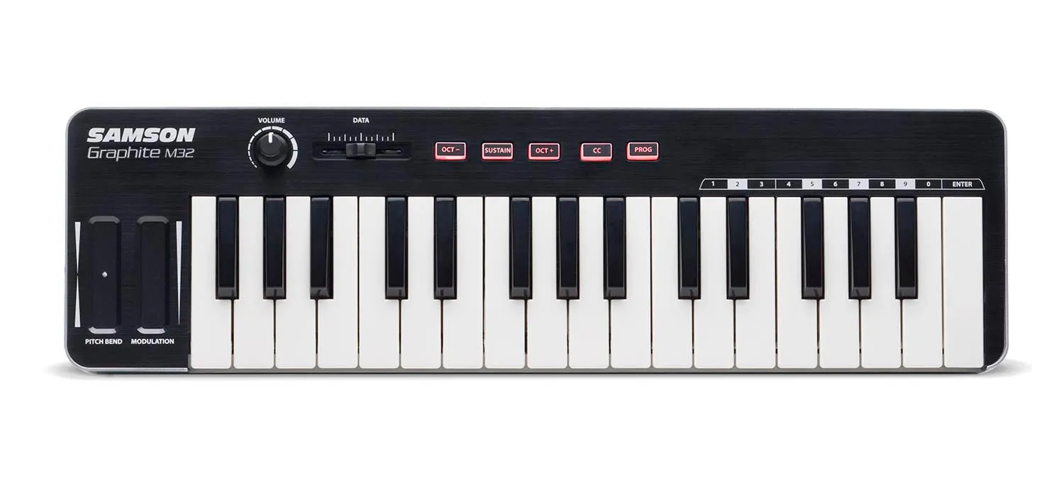 Samson Graphite M32 Mini Key USB Midi Controller