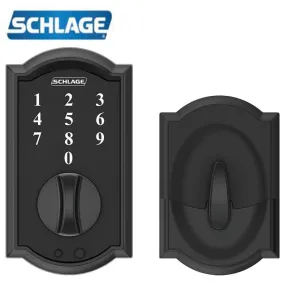 Schlage - BE375 - Cylinder Keypad Programmable Deadbolt Lock - Camelot Trim - Antique Bronze - Grade 2