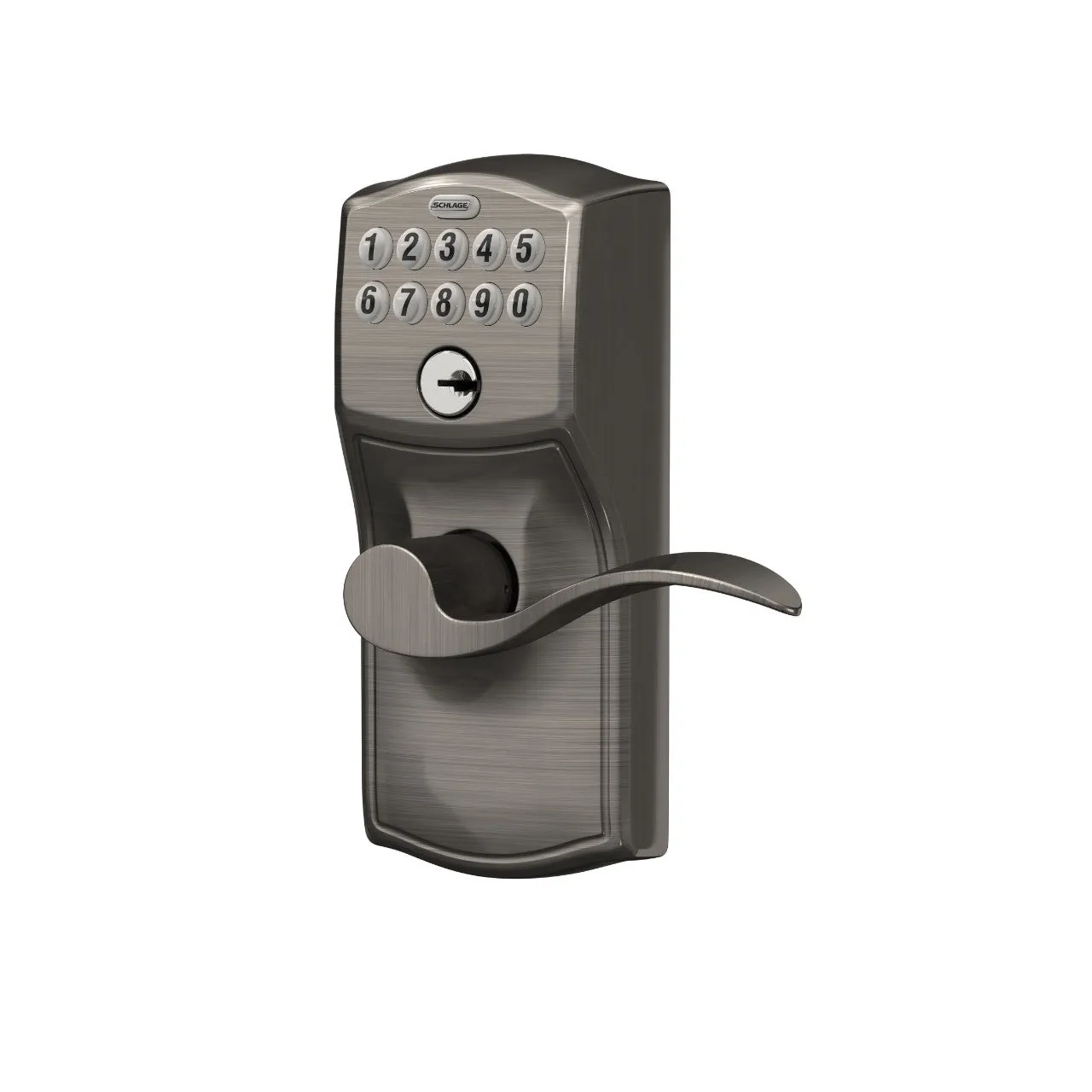 Schlage Keypad Lever and Accent Lever With Flex Lock Camelot Trim