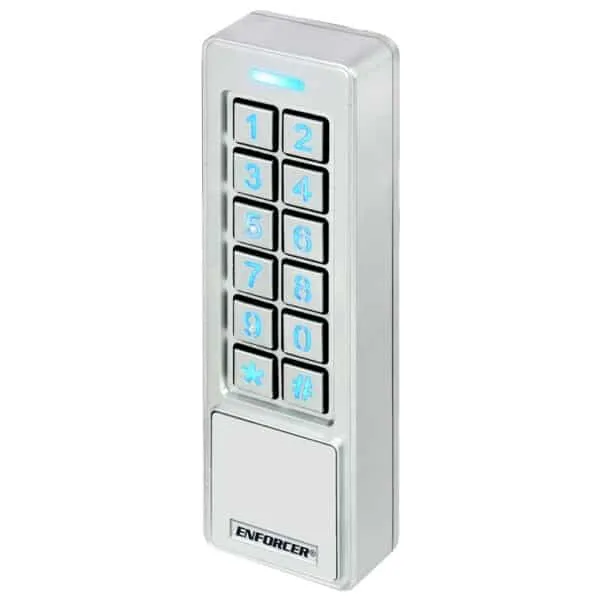 SECO-LARM SK-B241-PQ Bluetooth Access Controller – Mullion Keypad with Prox.