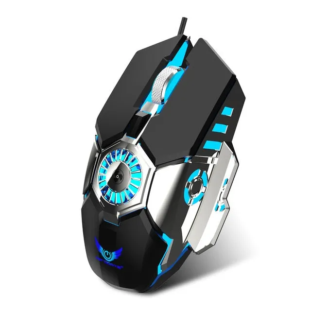 SeenDa Pro Wired Gaming Mouse with cooling fan