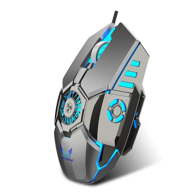 SeenDa Pro Wired Gaming Mouse with cooling fan