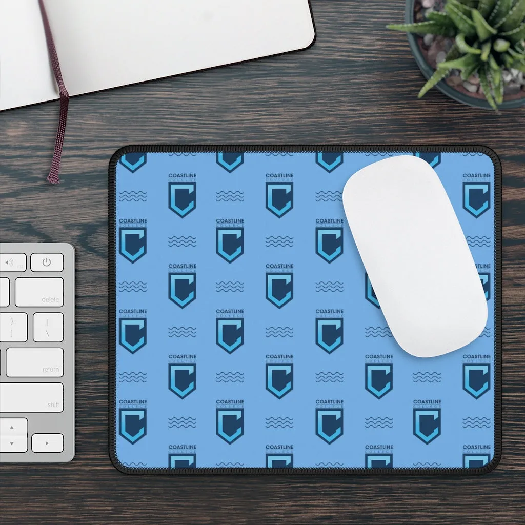 Shield Logo with Waves Gaming Mouse Pad