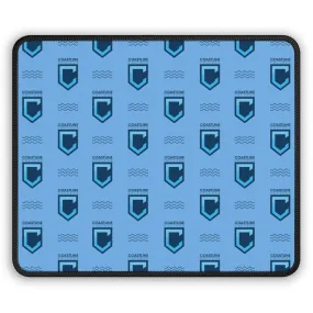 Shield Logo with Waves Gaming Mouse Pad