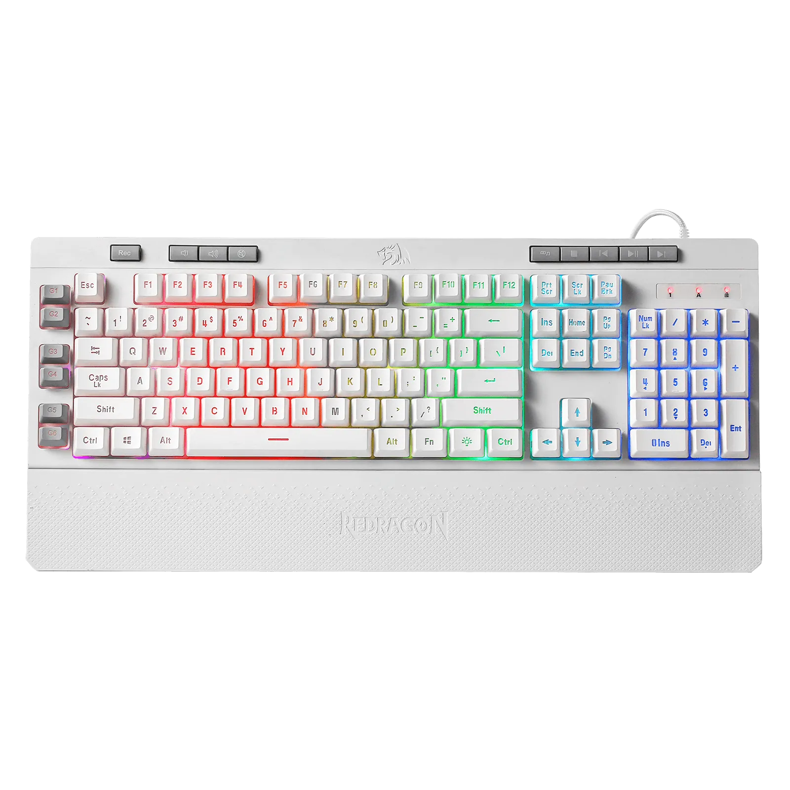 SHIVA K512 WHITE Membrane Gaming Keyboard