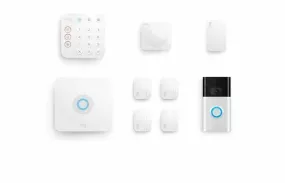 Special Bundle:  Ring Video Doorbell (Gen 2)   Ring Alarm Kit V2 700 Series (8 pieces)