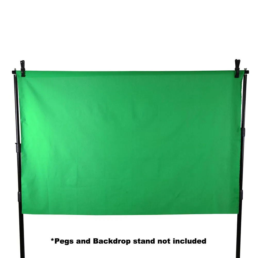 Spectrum 'TWITCH KIT' Chroma Key Green Screen Cotton Muslin 1m x 1.45m (Backdrop Only)