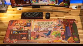 Squeex "The Pookie Pad" Limited Edition Content Creator Collaboration Gaming XL Gaming Mouse Pad