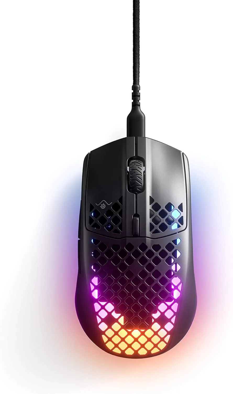 SteelSeries Aerox 3 Wired Ultra Lightweight Super-Fast Gaming Mouse with AquaBarrier™ | Ultra Lightweight | Stunning RGB