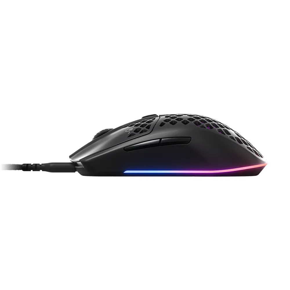 SteelSeries Aerox 3 Wired Ultra Lightweight Super-Fast Gaming Mouse with AquaBarrier™ | Ultra Lightweight | Stunning RGB