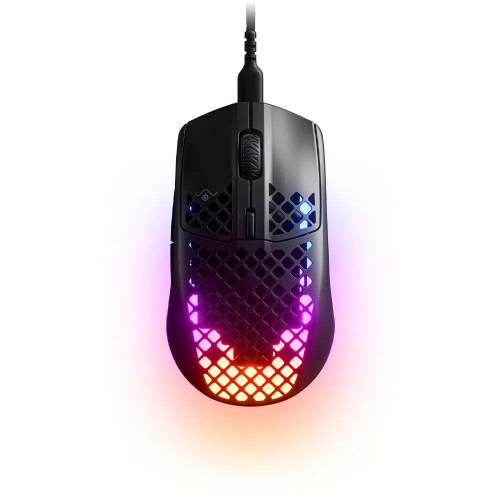 SteelSeries Aerox 3 Wired Ultra Lightweight Super-Fast Gaming Mouse with AquaBarrier™ | Ultra Lightweight | Stunning RGB