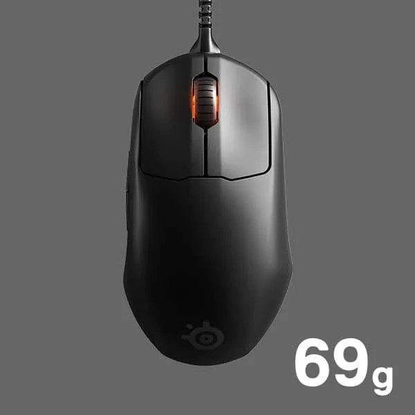 SteelSeries Prime Esports Gaming Mouse - 18,000 CPI TrueMove Pro Sensor, Magnetic Optical Switches - Black