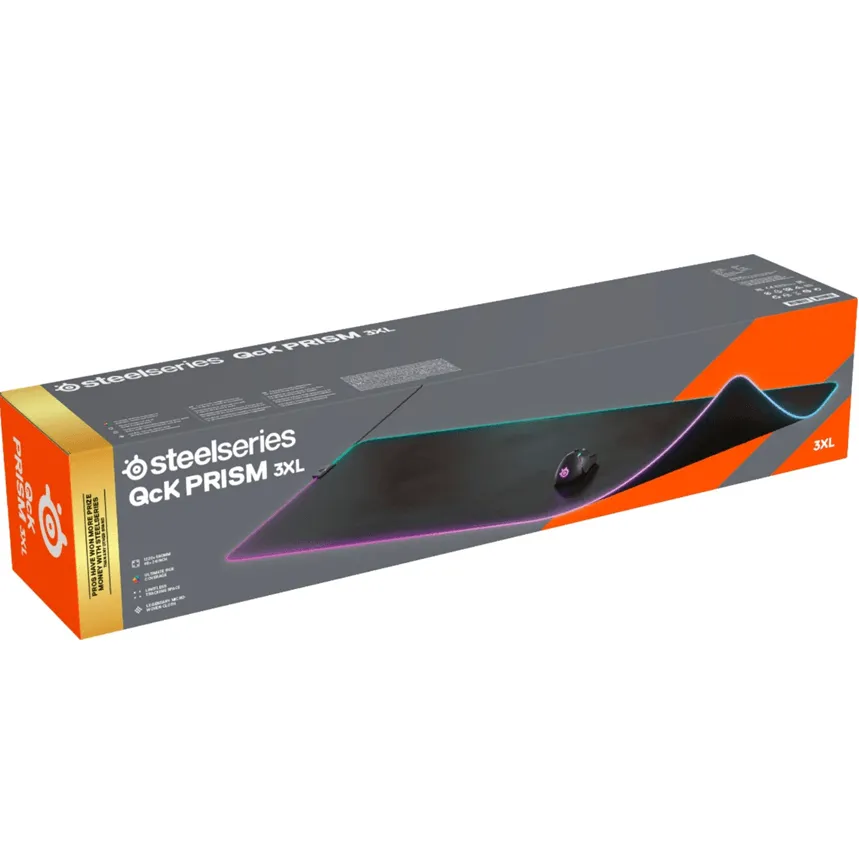 SteelSeries QCK Prism Gaming Mouse Pad RBG Lights 3XL Long Large XXXL