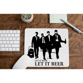 The Beatles Mousepad - Let It Beer