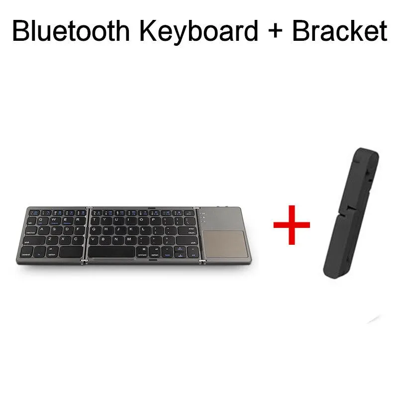 Three folded Wireless Bluetooth Keyboard For Xiaomi Mi 6 5 A1 Max 7 Note 4 Mix 2 red mi 5s RedMi note4 5A 4X Mobile Phone Case