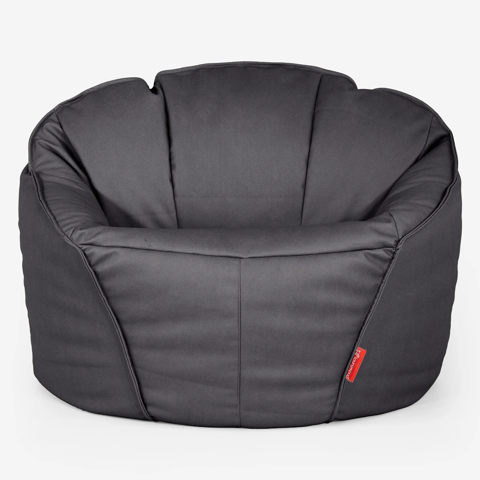 Ultimate Classic Gaming Bean Bag Chair - Vegan Leather Black