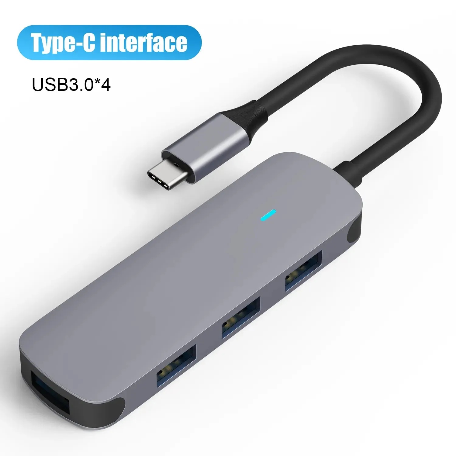 USB 3.0 4 Port Hub OTG Adapter 5GPB High Speed USB 3.0 2.0 Splitter 4 Lenovo Xiaomi Macbook Pro Air