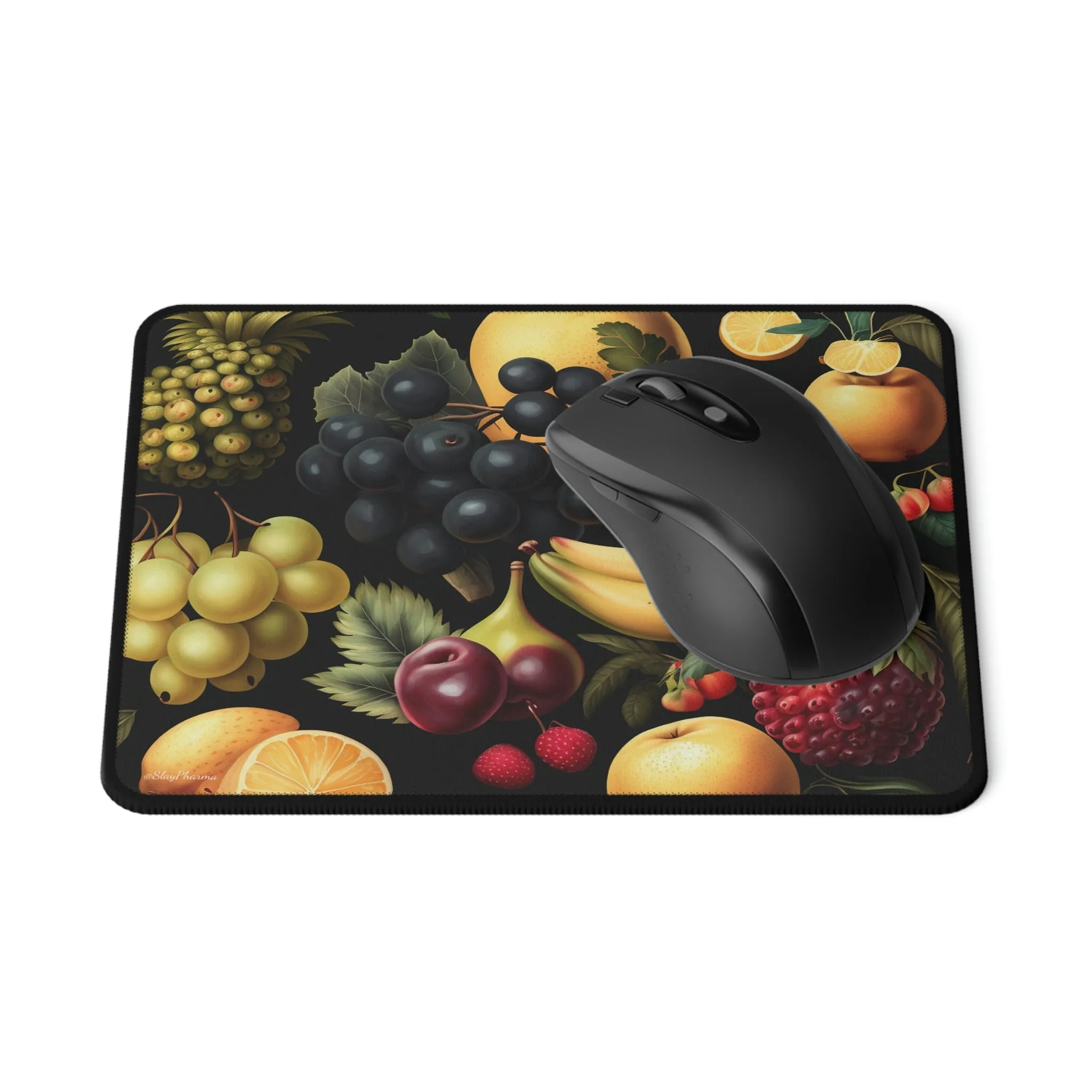 Vintage Fruit Pattern Mouse Pad