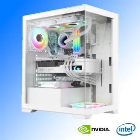 Warlord Vetro White | Custom Desktop PC for Gaming