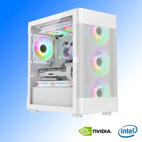 Warlord Zephyr White | Prebuilt Desktop Computers for Gamers